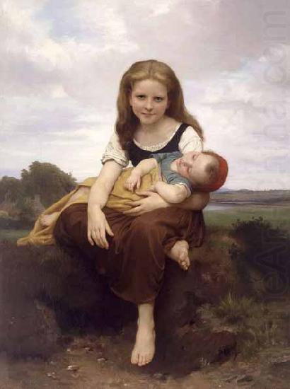 William-Adolphe Bouguereau The Elder Sister china oil painting image